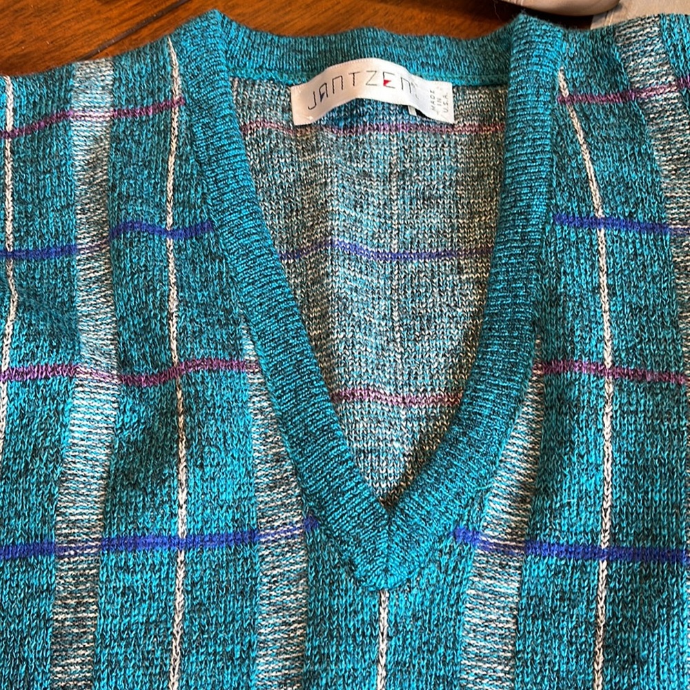 Vintage Jantzen Pullover Grandpa Sweater large - Picture 9 of 11